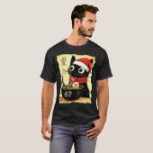 Funny Christmas 67 Six Seven Cat Ramen Japanese Ka T-shirt (Voorkant volledig)