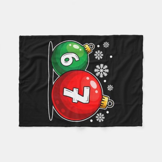 Funny Christmas 67 Six Seven Meme Gen Alpha Slang  Fleece Deken (Voorkant (Horizontaal))