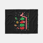 Funny Christmas 6 7 Math Teacher 67 Meme Square Ro Fleece Deken (Voorkant (Horizontaal))