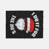 Funny Christmas Adult Naughty Dirty Pajama, Ho Pj, Fleece Deken (Voorkant (Horizontaal))