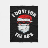 Funny Christmas Adult Naughty Dirty Pajama, Ho Pj, Fleece Deken (Voorkant)