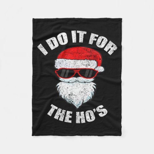 Funny Christmas Adult Naughty Dirty Pajama, Ho Pj, Fleece Deken (Voorkant)