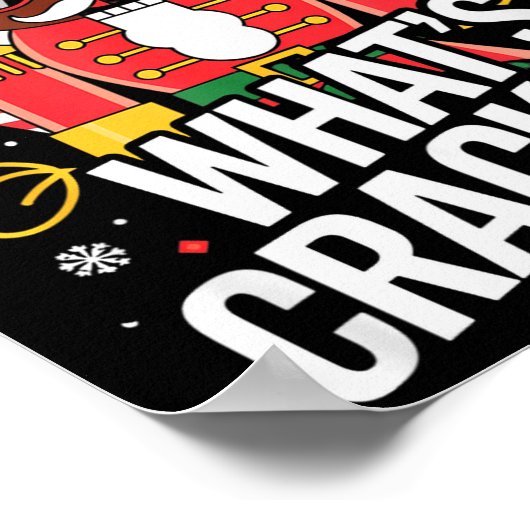 Funny Christmas African American Nutcracker Men Wo Poster (Hoek)