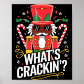Funny Christmas African American Nutcracker Men Wo Poster (Voorkant)