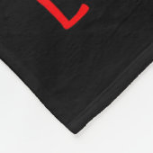 Funny Christmas Alien Ugly Sweater I Believe Santa Fleece Deken (Hoek)