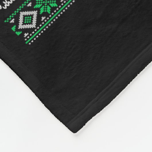 Funny Christmas All I Want Is My Gross Pay, Funny Fleece Deken (Hoek)