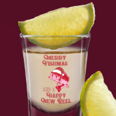 Funny Christmas Bass Gevist Shot Glas