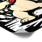 Funny Christmas Bear Dabbing Xmas Dab Six Seven 67 Poster (Hoek)