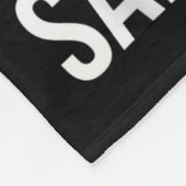 Funny Christmas Beer Drinking With Santa Clause Fleece Deken (Hoek)