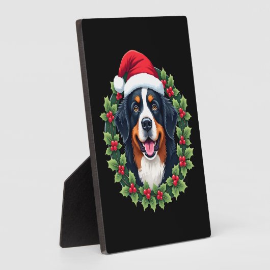 Funny Christmas Bernese Mountain Dog Tank Top Fotoplaat (Zijkant)