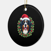 Funny Christmas Bernese Mountain Dog Tank Top Keramisch Ornament (Links)