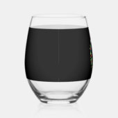 Funny Christmas Bernese Mountain Dog Tank Top Wijnglas Zonder Voet (Rechts)