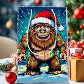 Funny Christmas Bigfoot Sasquatch Medium Cadeauzakje