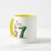 Funny Christmas Birthday Mug Mok (Voorkant links)
