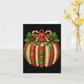 Funny Christmas Book Ornament Winter Xmas Teacher  Kaart (Gele Bloem)