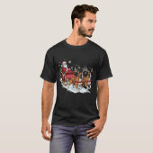Funny Christmas Boxer Dogs Lover Xmas T-shirt (Voorkant volledig)