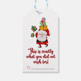 Funny Christmas cadeau label Cadeaulabel