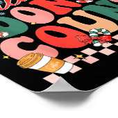 Funny Christmas Calories Don't Count Xmas Cookie  Poster (Hoek)