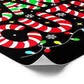 Funny Christmas Candy Cane Lover Crew Xmas Candy C Poster (Hoek)