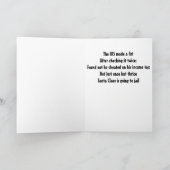 Funny Christmas card by Kountry Kats Feestdagen Kaart (Binnen)