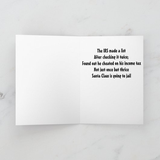 Funny Christmas card by Kountry Kats Feestdagen Kaart (Binnen)