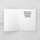 Funny Christmas card by Kountry Kats Feestdagen Kaart (Binnen)