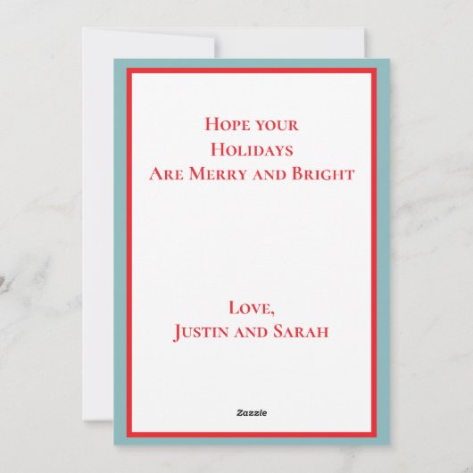 Funny Christmas Card Feestdagenkaart (Achterkant)