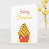 Funny Christmas Card  Folded Greeting Card Kaart (Gele Bloem)