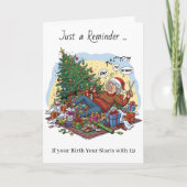 Funny Christmas Card for Boomers & Gen Xers Kaart (Voorkant)