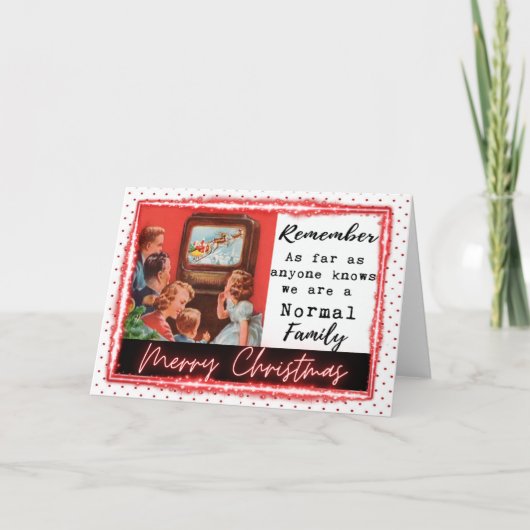 Funny Christmas Card Her Woman Best Friend Sassy Bedankkaart (Voorkant)