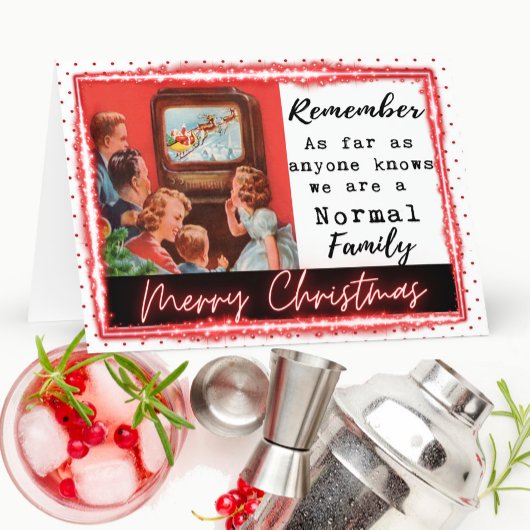 Funny Christmas Card Her Woman Best Friend Sassy Bedankkaart
