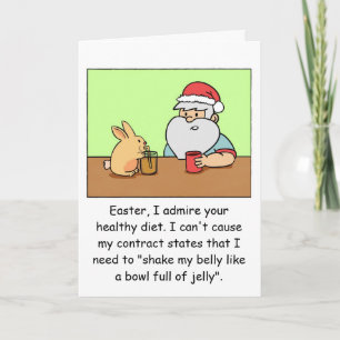 Funny Christmas Card: Santa complain about job Feestdagen Kaart