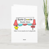 Funny Christmas Card: Santa complains about job Feestdagen Kaart (Achterkant)