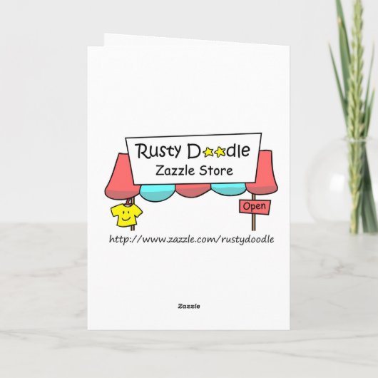 Funny Christmas Card: Santa complains about job Feestdagen Kaart (Achterkant)