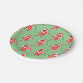 Funny Christmas Cat Holiday Party Papieren Bordje (Gekanteld)