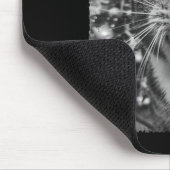 Funny Christmas Cat Selfie Muismat (Hoek)