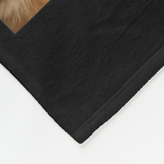 Funny Christmas Cat Selfie With Bigfoot Alien & Fleece Deken (Hoek)