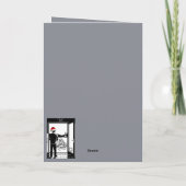 Funny Christmas cats and dogs card Kaart (Achterkant)