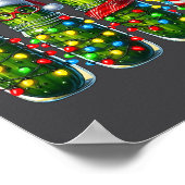 Funny Christmas Ckles Holiday Lights  Poster (Hoek)