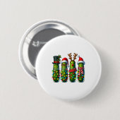 Funny Christmas Ckles Holiday Lights Ronde Button 5,7 Cm (Voorkant /achterkant)