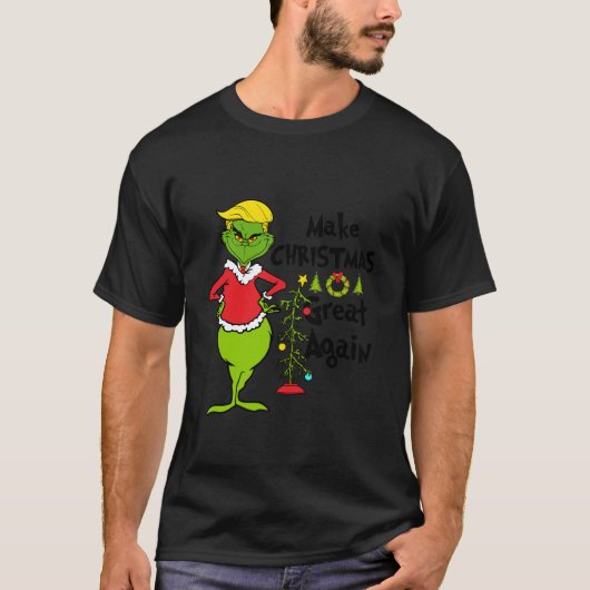 Funny Christmas Clothing Make Christmas Great Agai T-shirt (Voorkant)