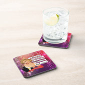 Funny Christmas Coaster Retro Best Friend NYE Bier Onderzetter (Rechterzijde)