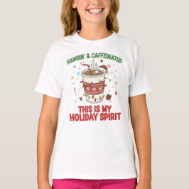 Funny Christmas Coffee Lover Tee" Holiday T-shirt