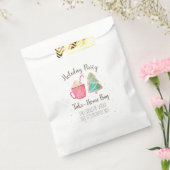 Funny Christmas Cookie + Cacao Mok Vakantie Party Bedankzakje (Gezegeld)