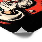 Funny Christmas Cookies Meme Brainrot Santa Claus Poster (Hoek)