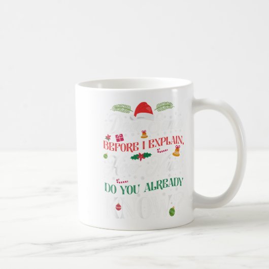 Funny Christmas Dear Santa How Much Do You Know  Koffiemok (Rechts)