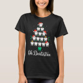 Funny Christmas Dentist Xmas Dental Oh Dentistree  T-shirt (Voorkant)