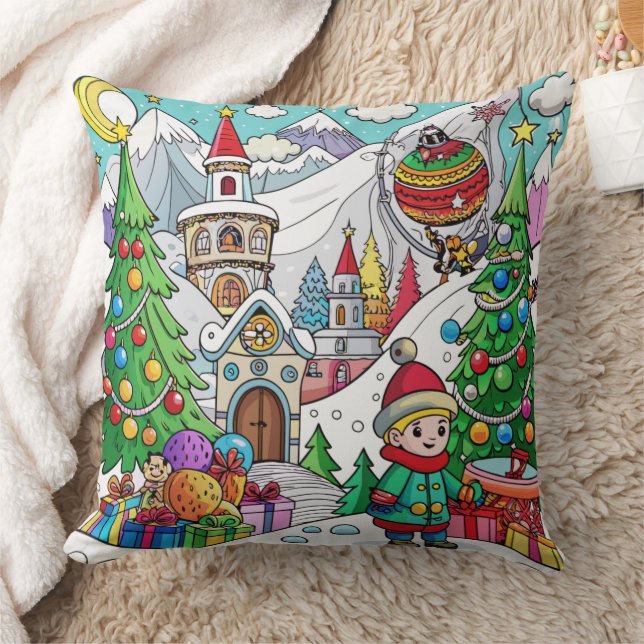 Funny Christmas Design cushion Kussen (Deken)