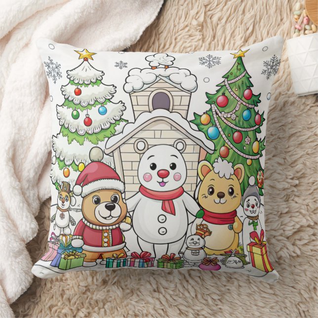 Funny Christmas Design cushion Kussen (Deken)