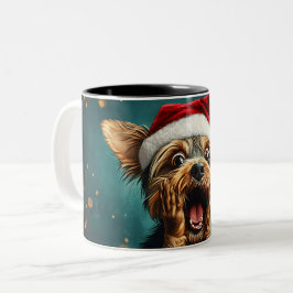 Funny Christmas dog Mugs | Merry Christmas Mug Tweekleurige Koffiemok